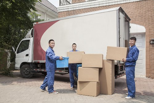 Careful loading of furniture and boxes for a Downham move