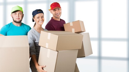 Local removals team preparing for a home move in Downham