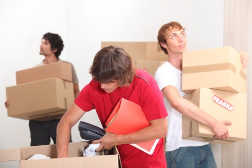 Furniture pick-up service collecting bulky household items in Downham