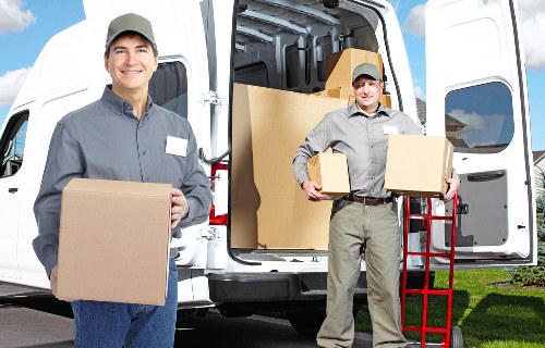 Free quote concept for a local man with van service