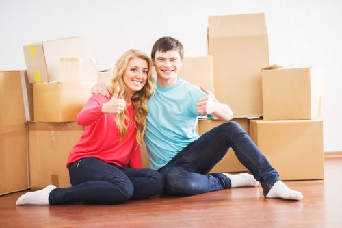 Heavy furniture collection and loading service in Downham
