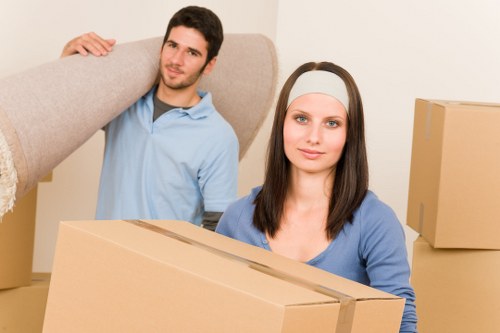 Risk assessment and careful handling during a van move