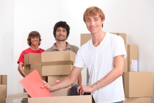 Removal van supporting a flat or house move in Downham